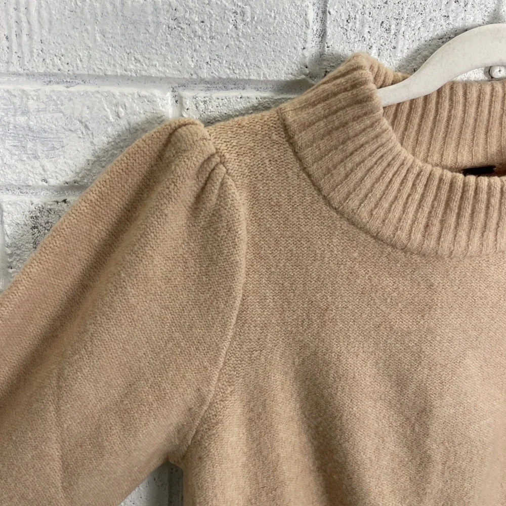 Free People Sugar Pie Sweater Womens Size S Majestic Oak Quiet Luxury Minimalist - Picture 5 of 10